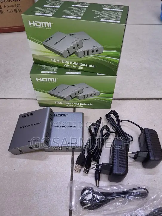 60M HDMI KVM Extender With Audio USB Long-Distance Transmission