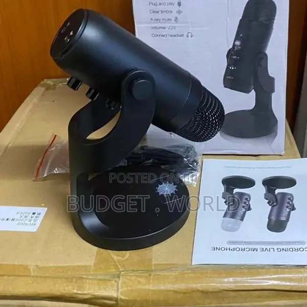 Professional Noise-Reducing Podcast Table Microphone for Creators