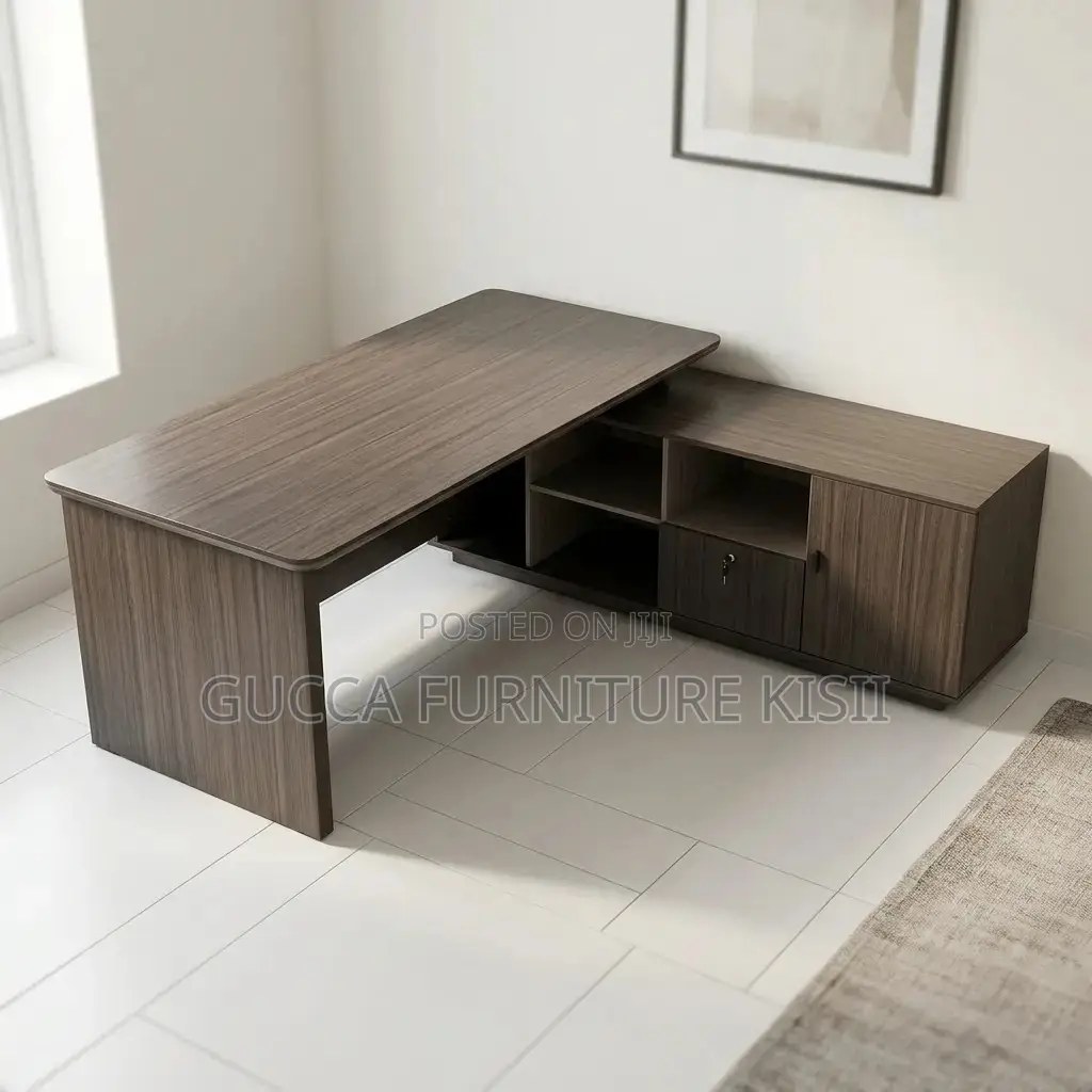Office Desk; 1800Mm Office Desk With Extension