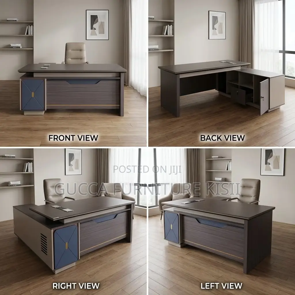 Office Desk; 1800Mm Office Desk With Extension