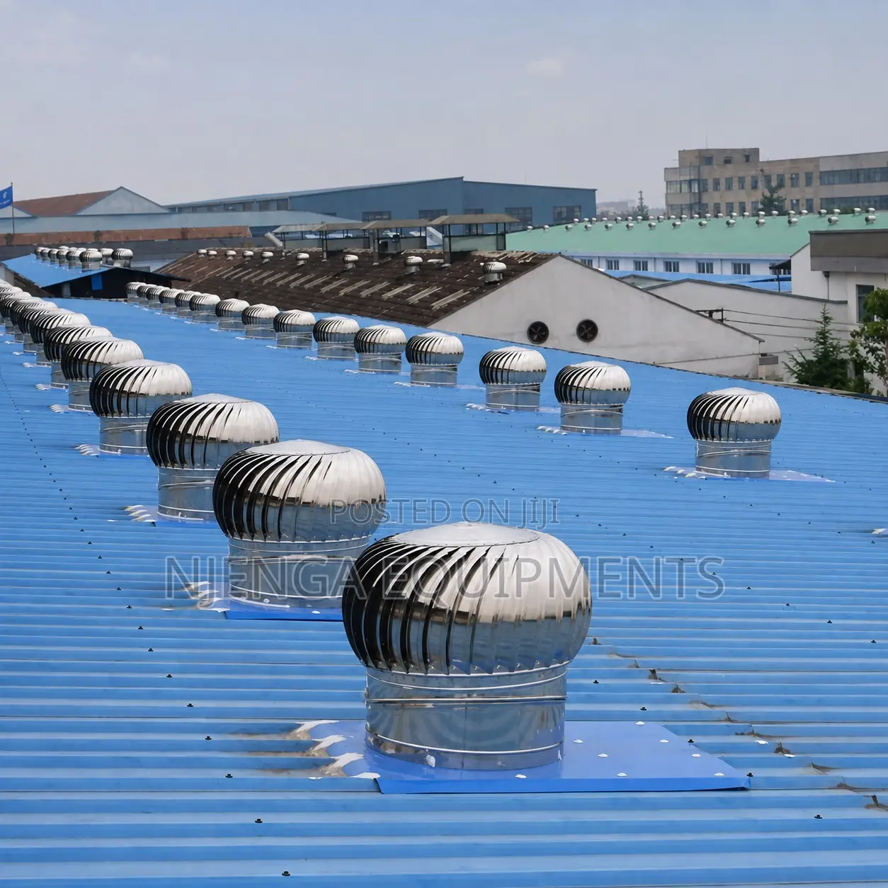 Wind-Powered Stainless Steel Roof Extractor 600mm