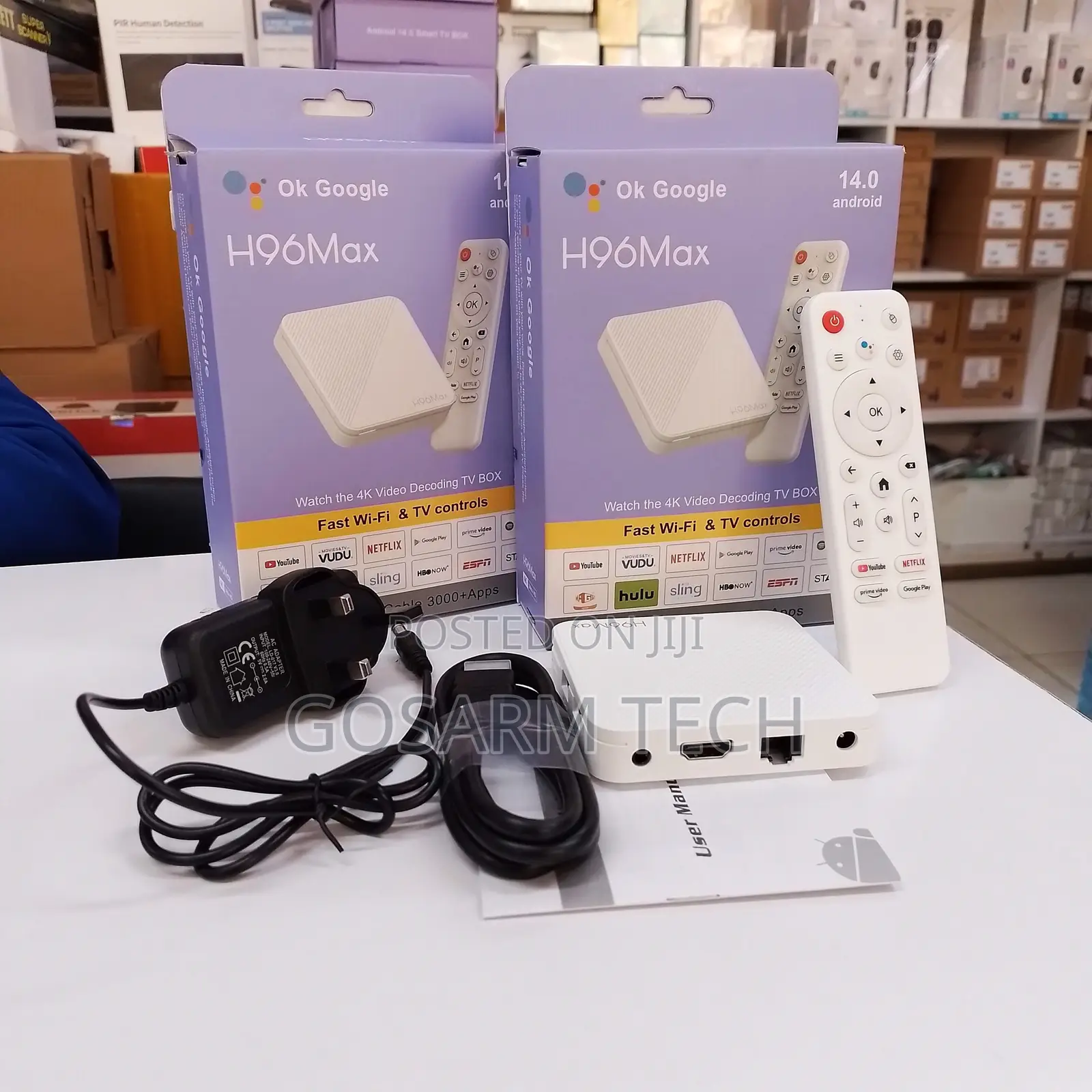 H96 Max Android 14 Smart TV Box – 2GB RAM + 16GB ROM