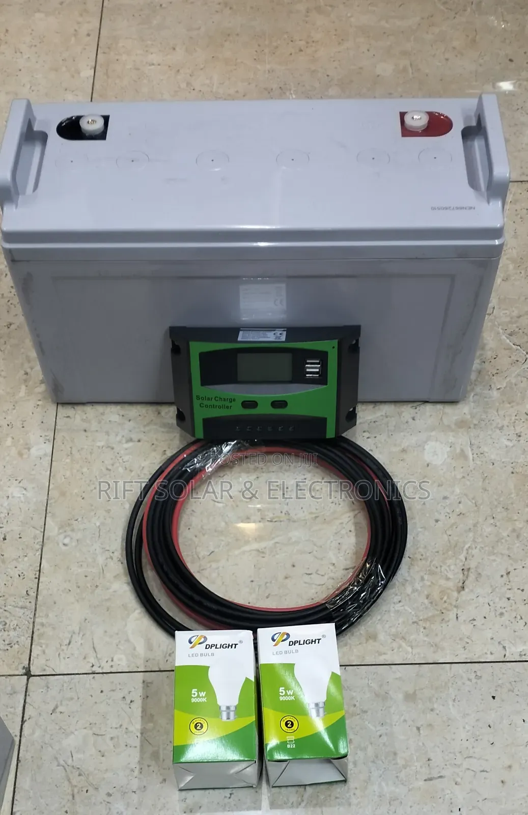400 Watts Full Package - 200Ah Gel Battery - 1000w Inverter -