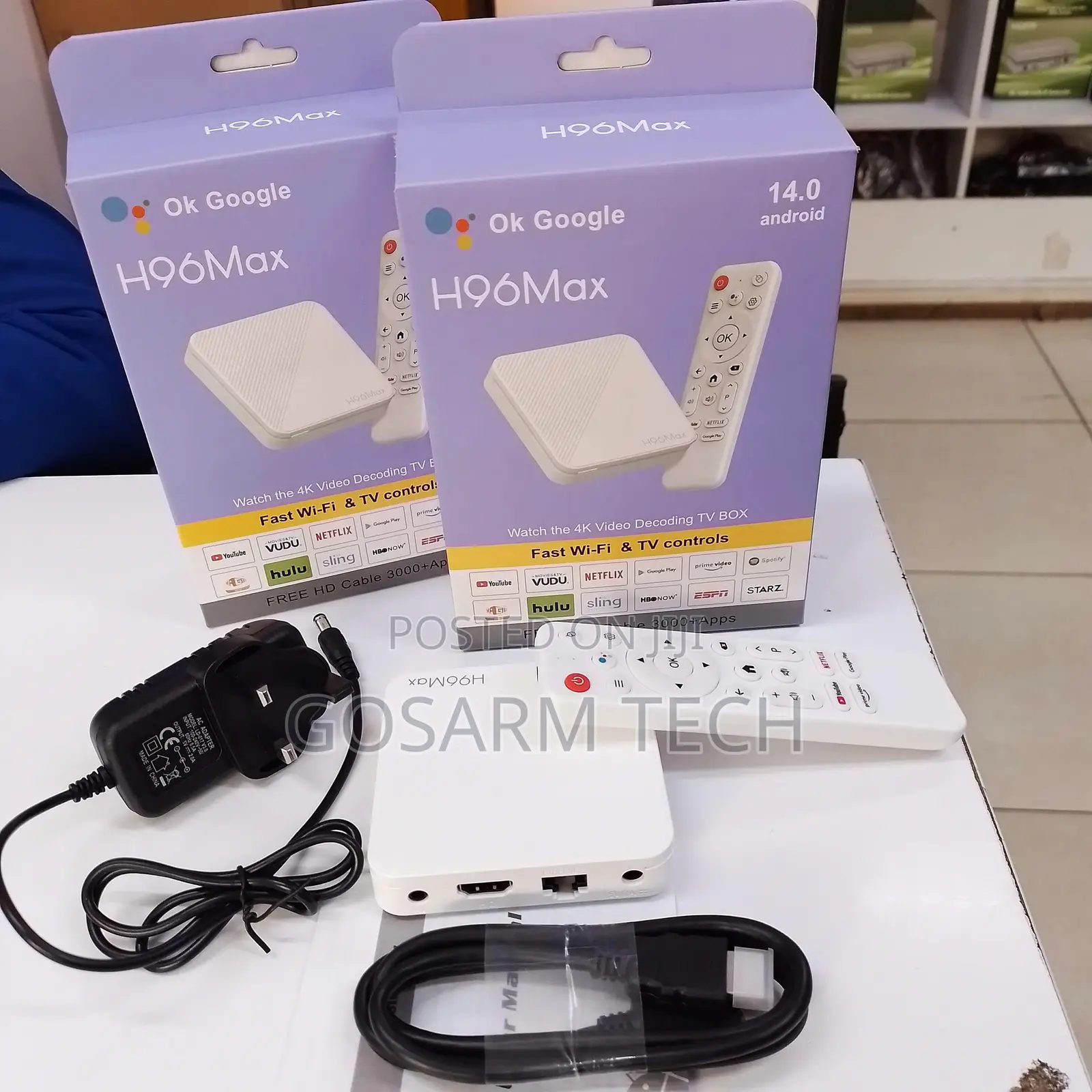 Android 14 Smart TV Box 2GB RAM 16GB ROM Streaming Media Player