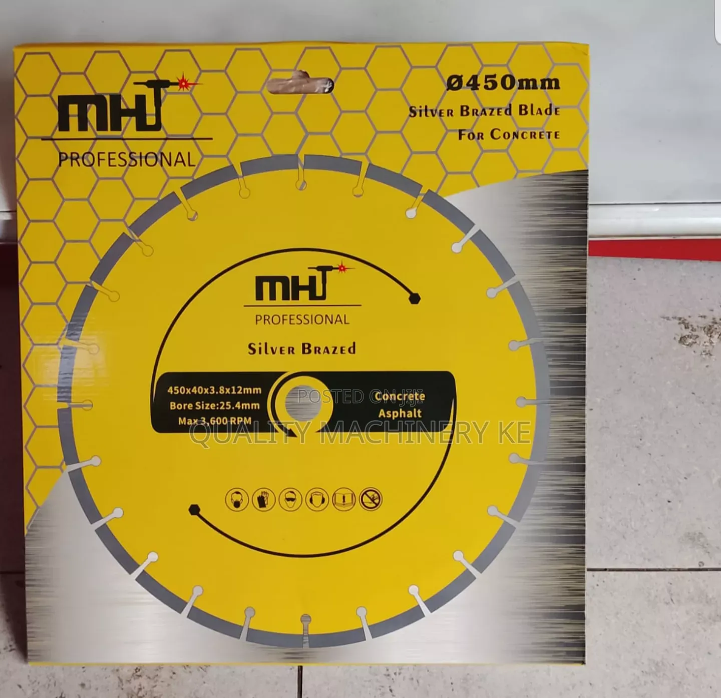 MHT Professional Silver Brazed 18 Inch Disk