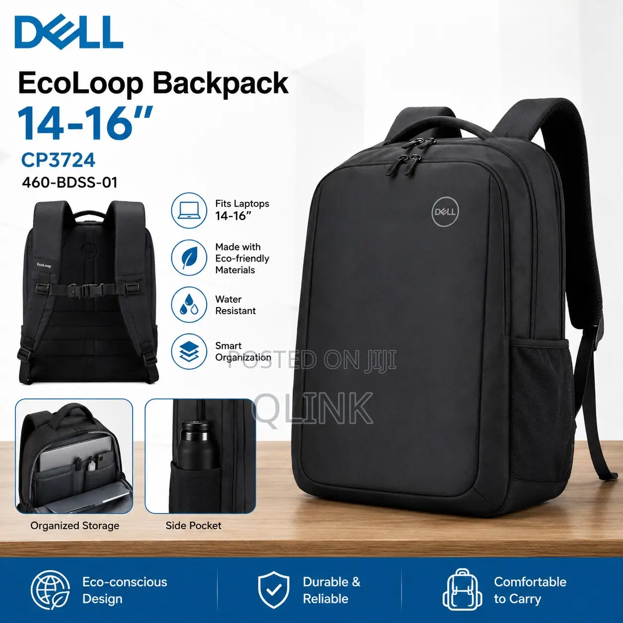 Dell EcoLoop Backpack 14-16 - CP3724 - 460-BDSS-01