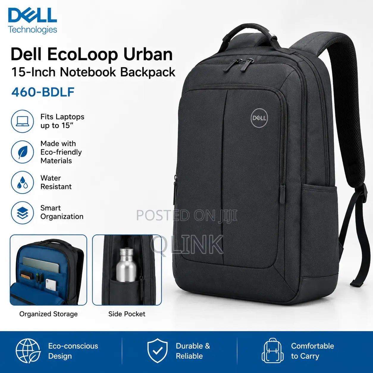 Dell EcoLoop Urban 15-Inch Notebook Backpack - 460-BDLF