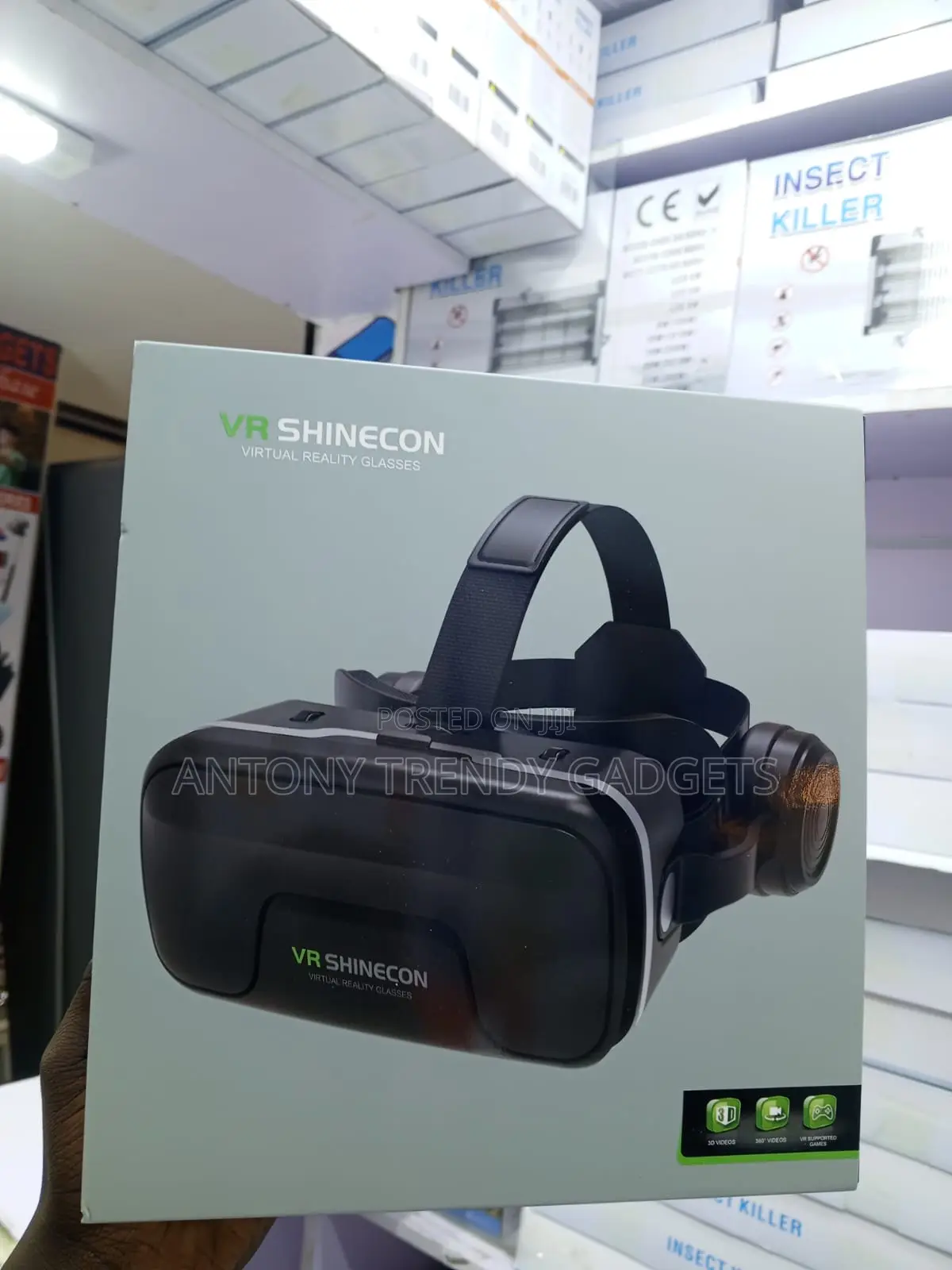 Shinecon G04EA VR Glasses With Bluetooth Remote Controller