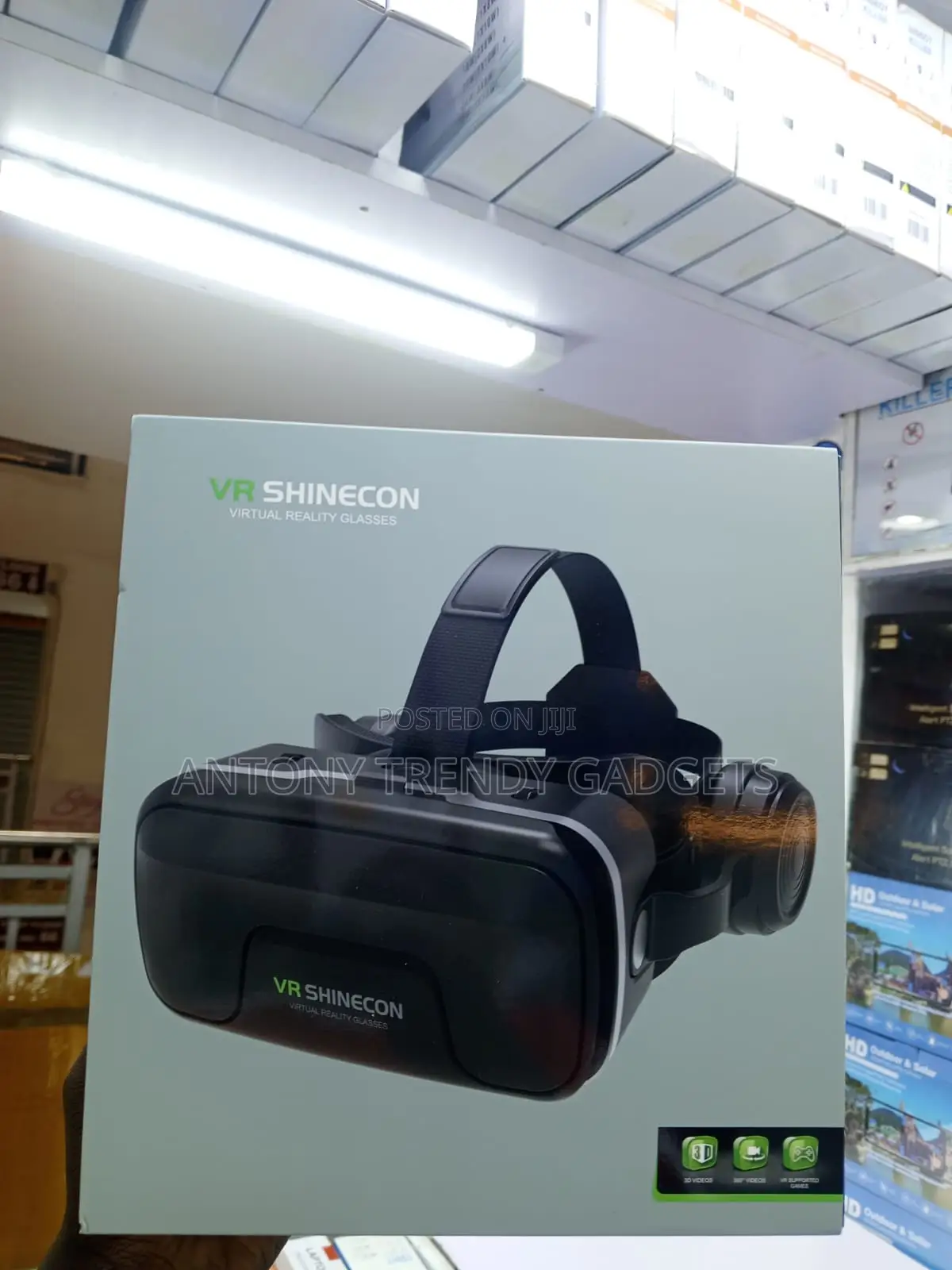 Shinecon G04EA VR Glasses With Bluetooth Remote Controller