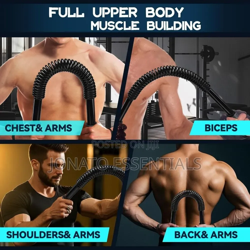 Power Twister Arm Exerciser Chest Expander Bar