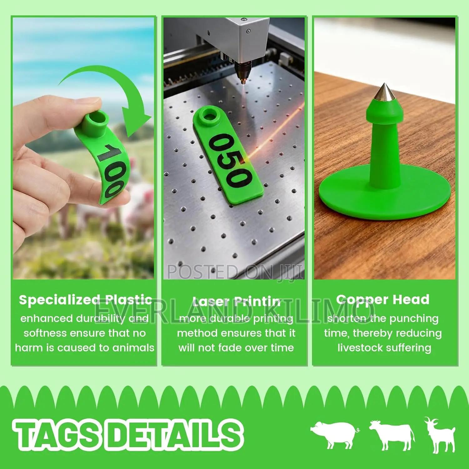 Farm Animal Identification EAR TAGS