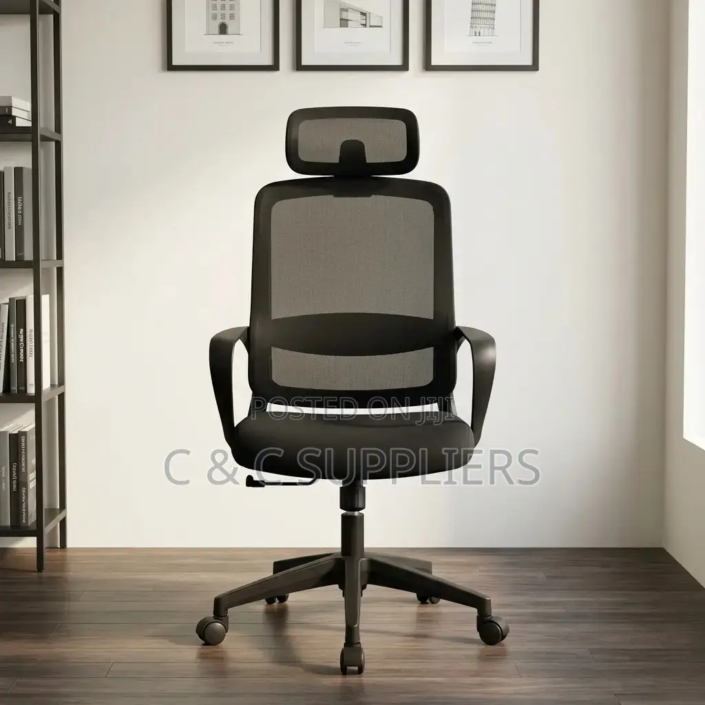 Swivel Ergonomic Mesh Secretary Seat.