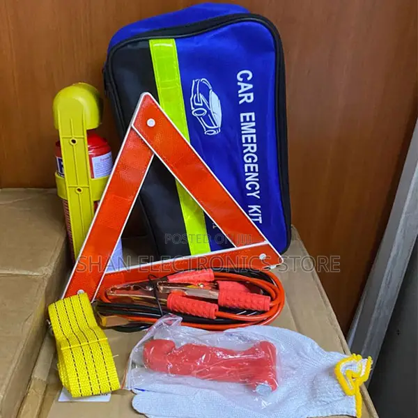 7 in 1 Essential Roadside Emergency Kit Foldable 2 Life Saver Warning