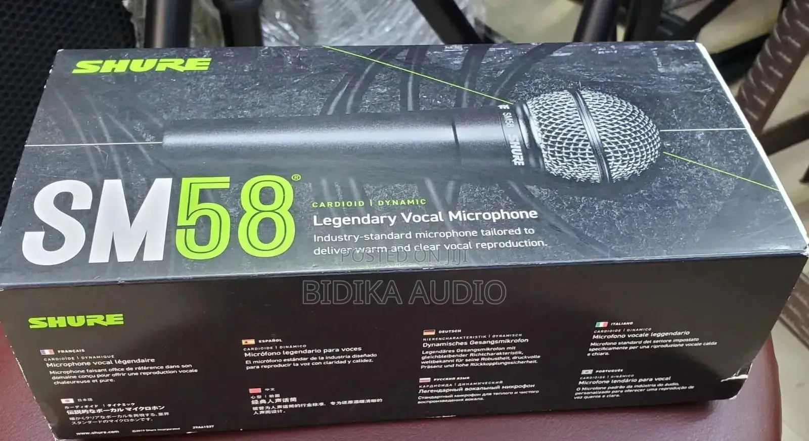 Shure SM58 Cardioid Dynamic Handheld Vocal Microphone