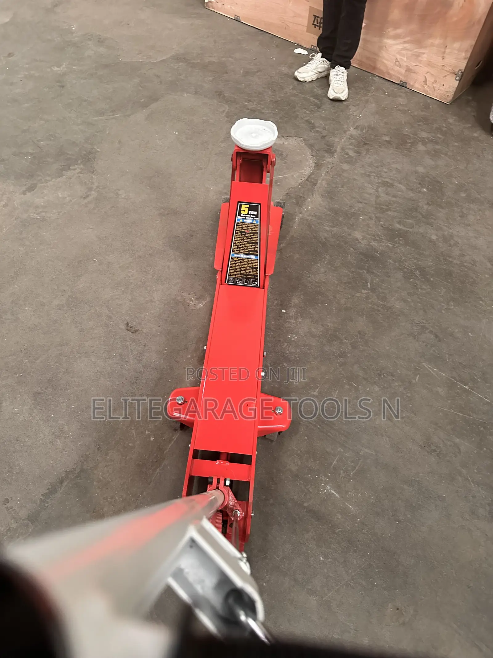 Heavy Duty 5ton Hydraulic 5ton Long Chasis Service Jack