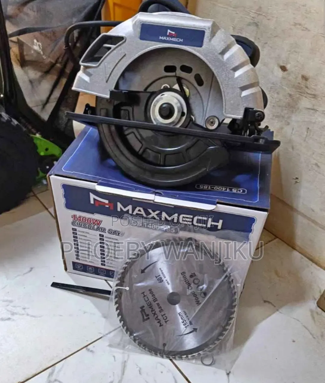 Original Maxmech Circular Saw/Maxmech CS 1400-185 Machine