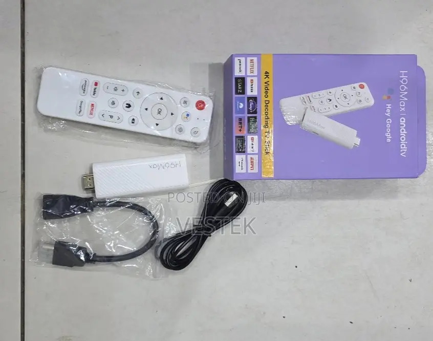 Original H96 Max Android TV Stick Wireless WiFi Media Streamer 2G 16G