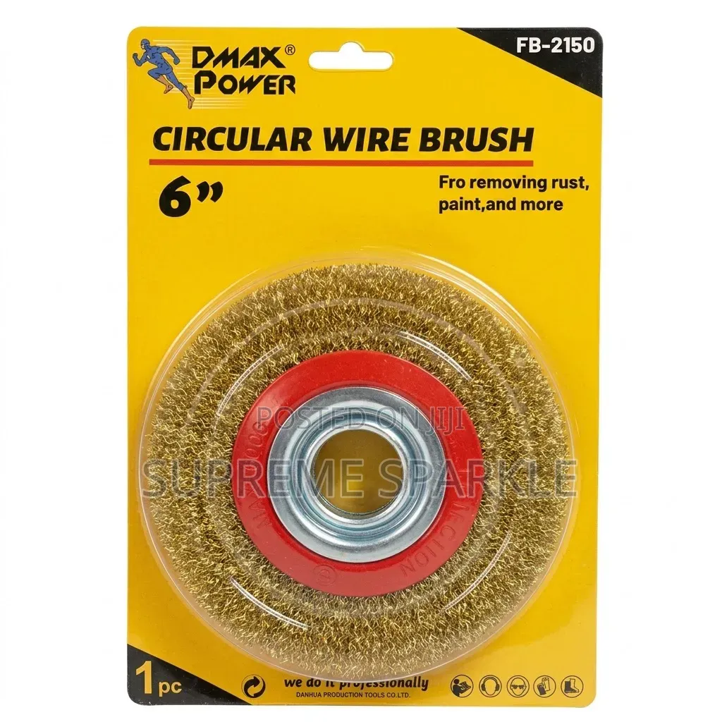 Circular Wire Brush DMAX POWER 6 Inch Angle Grinder Wheel FB-2150