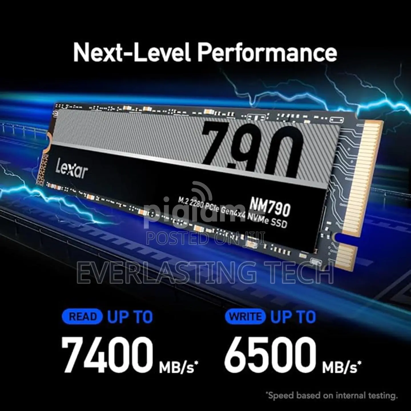 Lexar LNM790 Internal SSD M.2 PCIe Gen 4*4 NVMe 2280 – 1TB