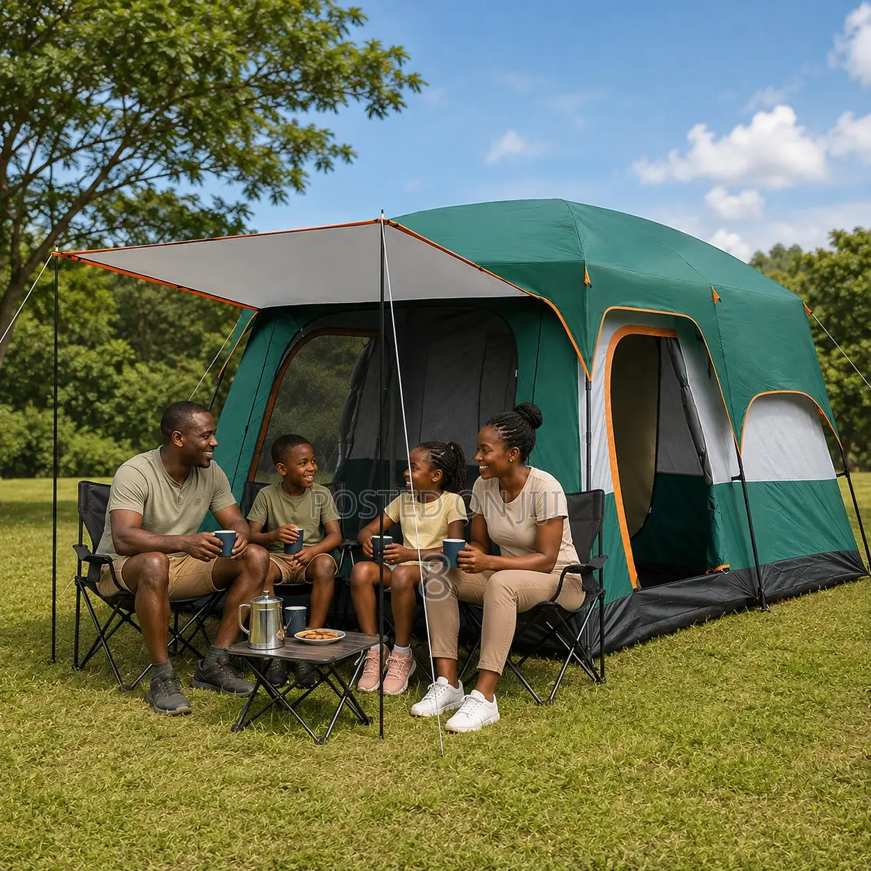 Heavy Duty Family Tent for Camping and Hiking