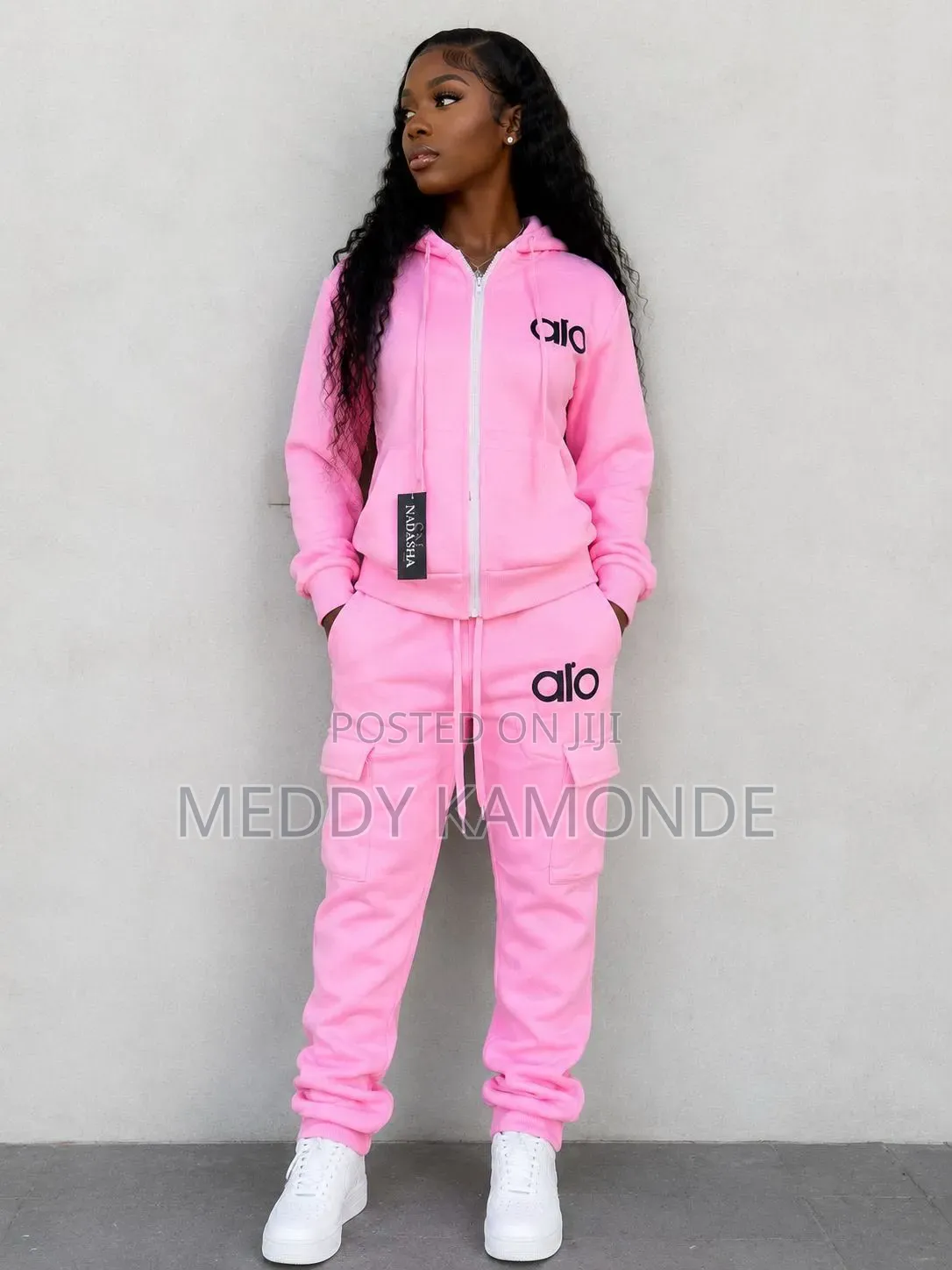 Elegant Kids White Alo Tracksuit