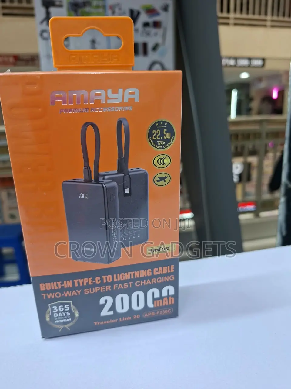 Amaya Traveler Link 20 20000mAh Power Bank 22.5W Fast Charge