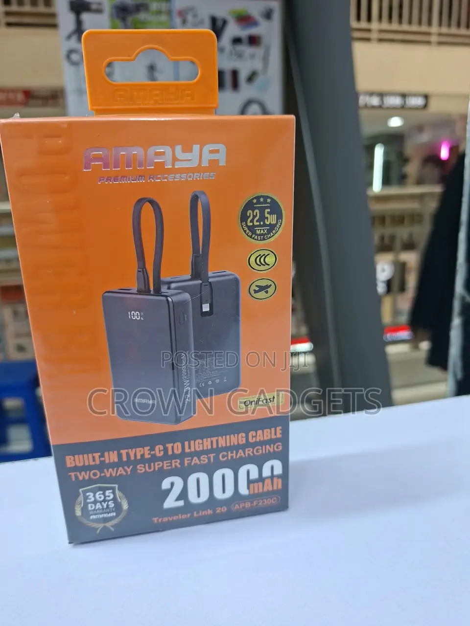 Amaya Traveler Link 20 20000mAh Power Bank 22.5W Fast Charge