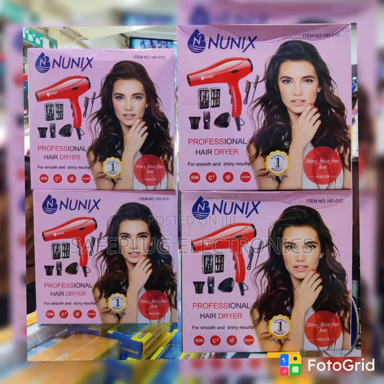 Nunix BlowDry 01C – Powerful Hair Dryer for Fast Styling