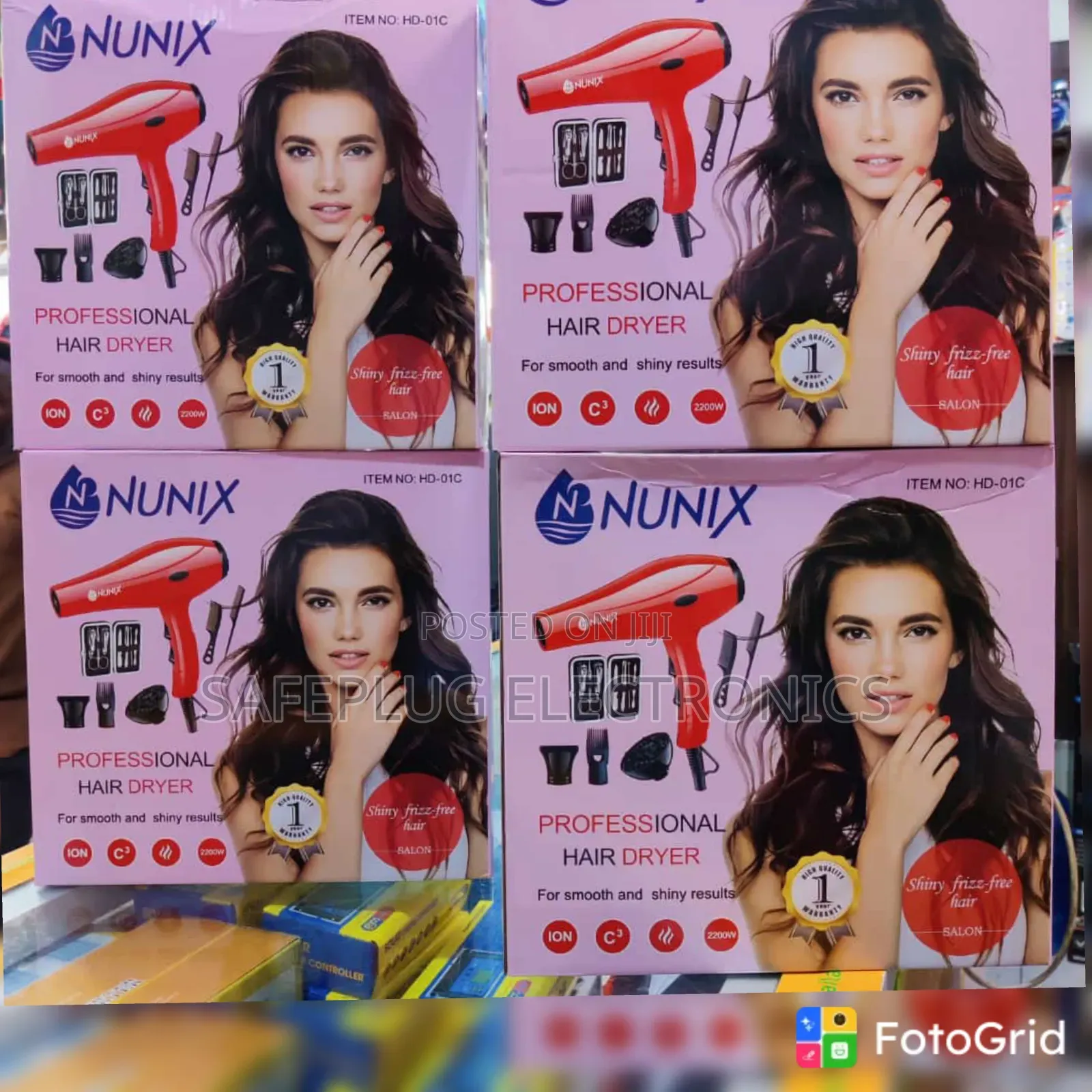 Nunix BlowDry 01C – Powerful Hair Dryer for Fast Styling