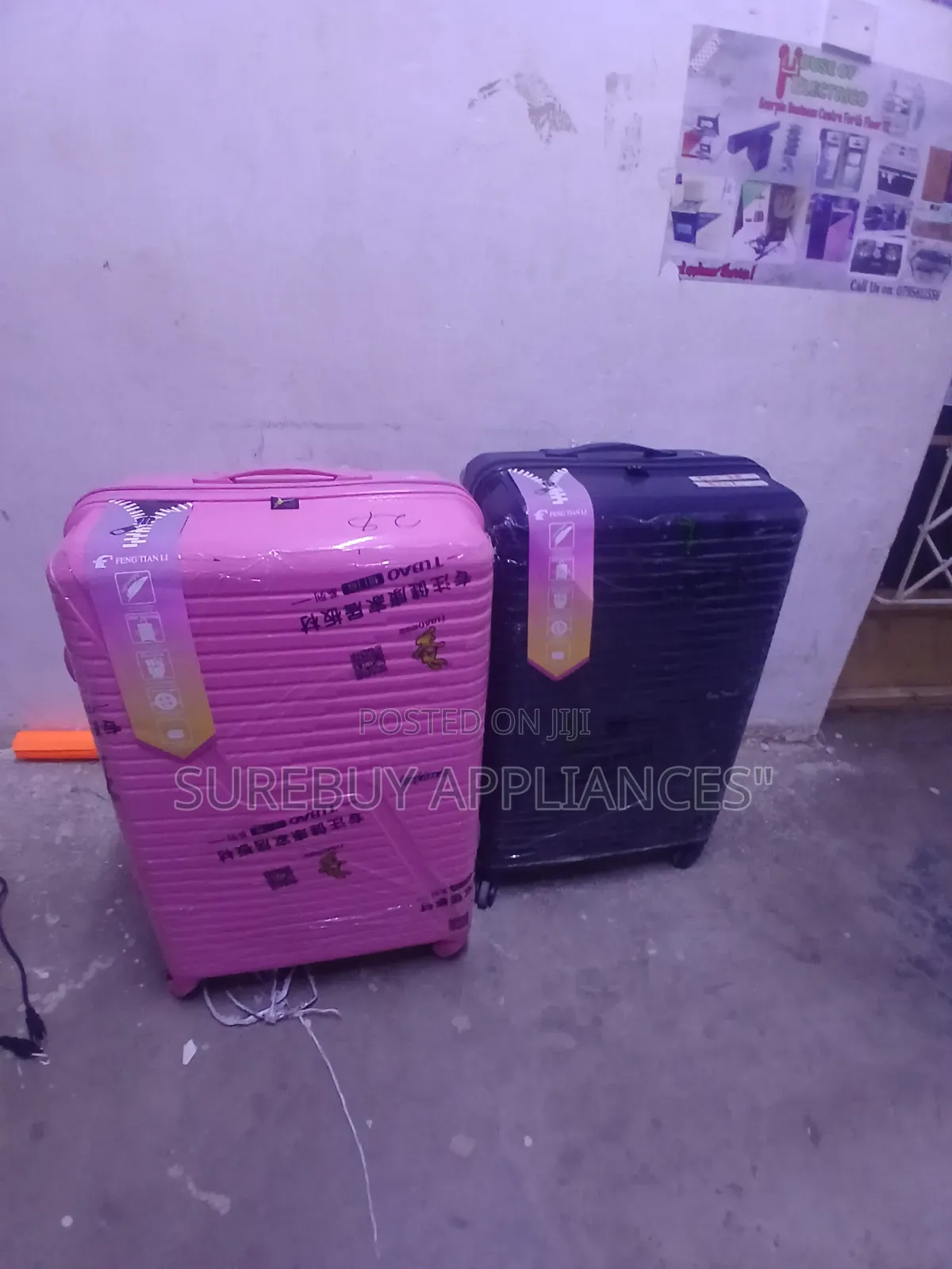 3 In1 Fibre Suitcase Available
