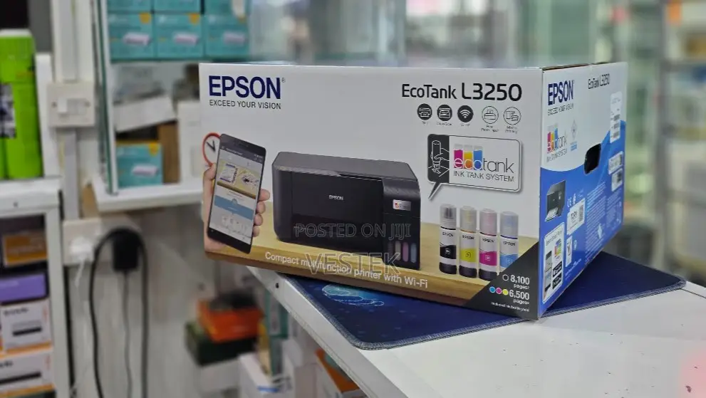 Epson EcoTank L3250 A4 Wireless Color Ink Tank Printer Print Scan Copy