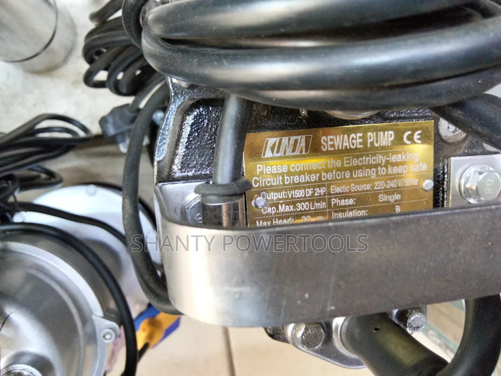 Electric Sewage Pump/Kunda Sewage 2"