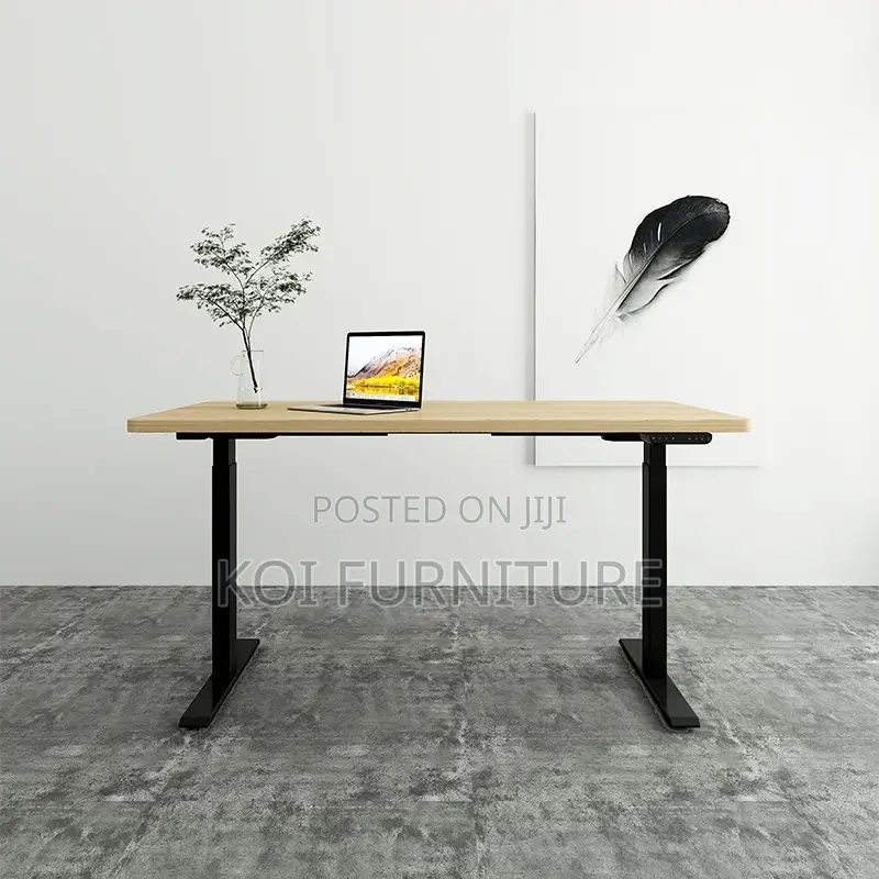 Office Desk; Monitor Height 1200MM White Ergonmic Office Desk