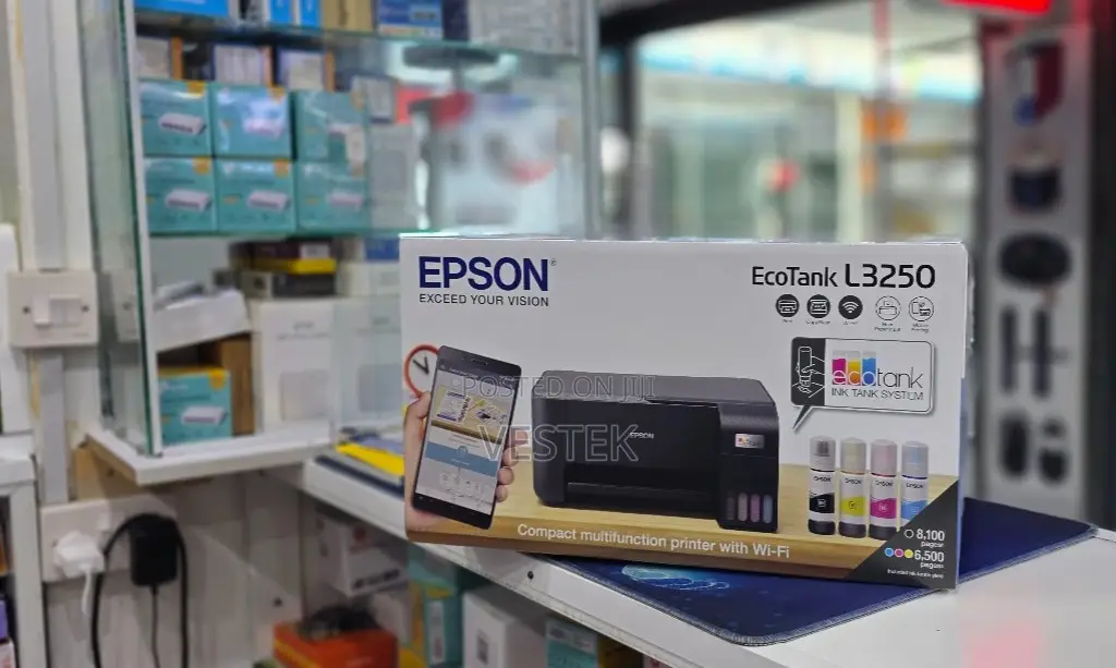 Epson L3250 EcoTank High-Yield Wireless All-in-One Ink Tank Printer