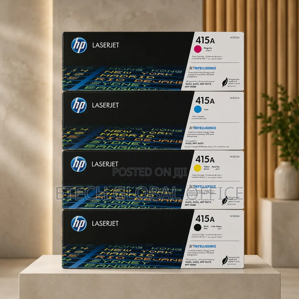 Genuine HP 415A Colour Toner Cartridge Set