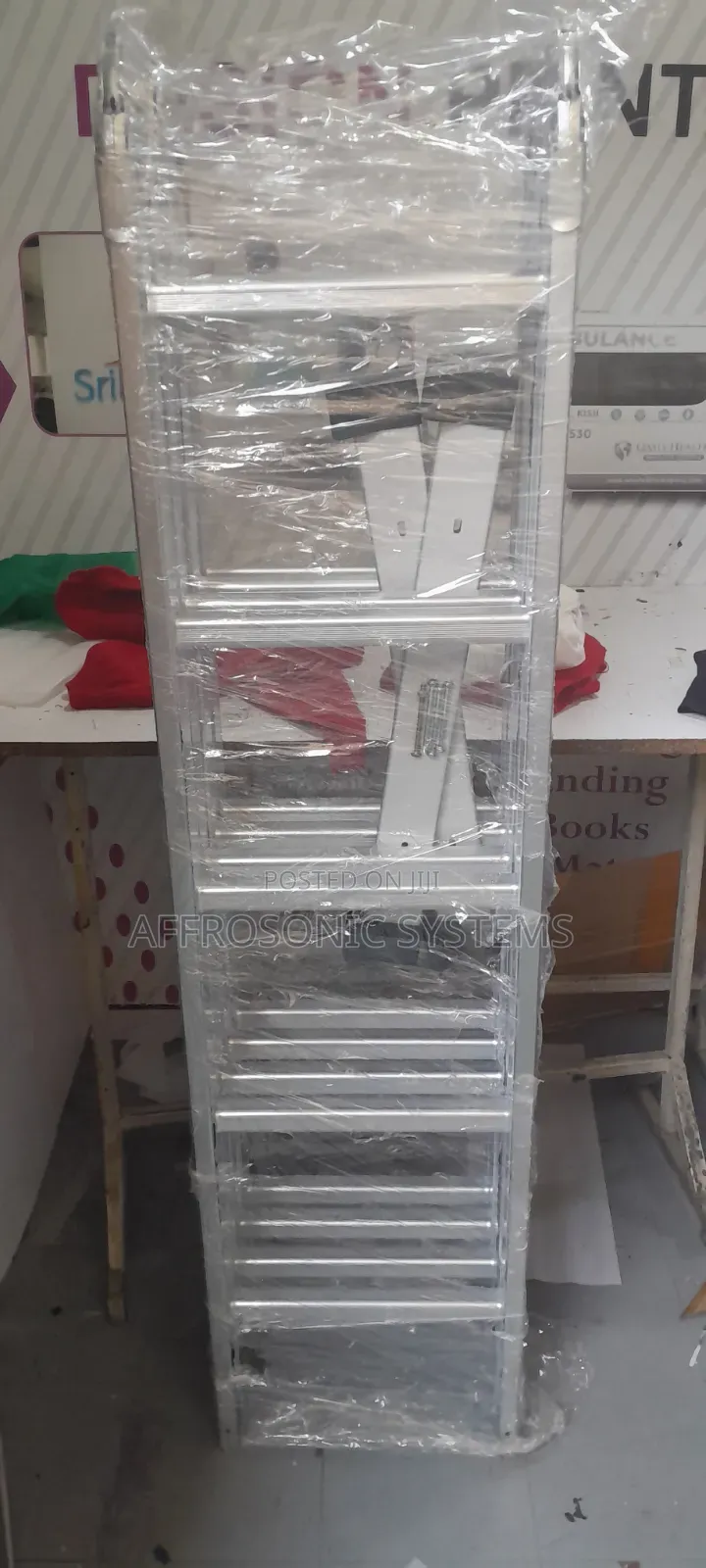 Ready Stock: 20ft Heavy Duty 4by5 Aluminium Folding Ladder