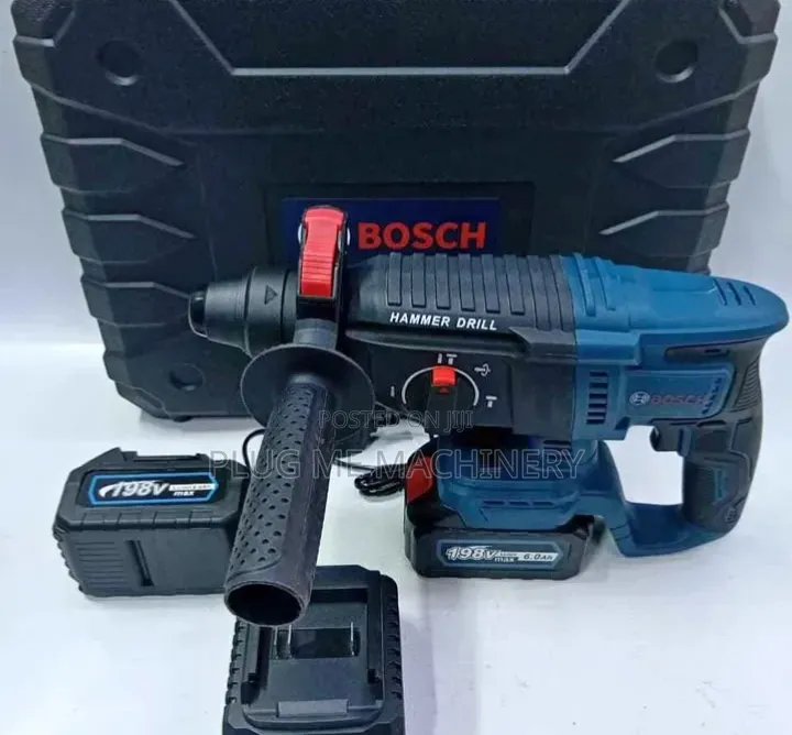 Original Rotary Hammer Bosch Cordless 198v/ Best Recheagable Rotary