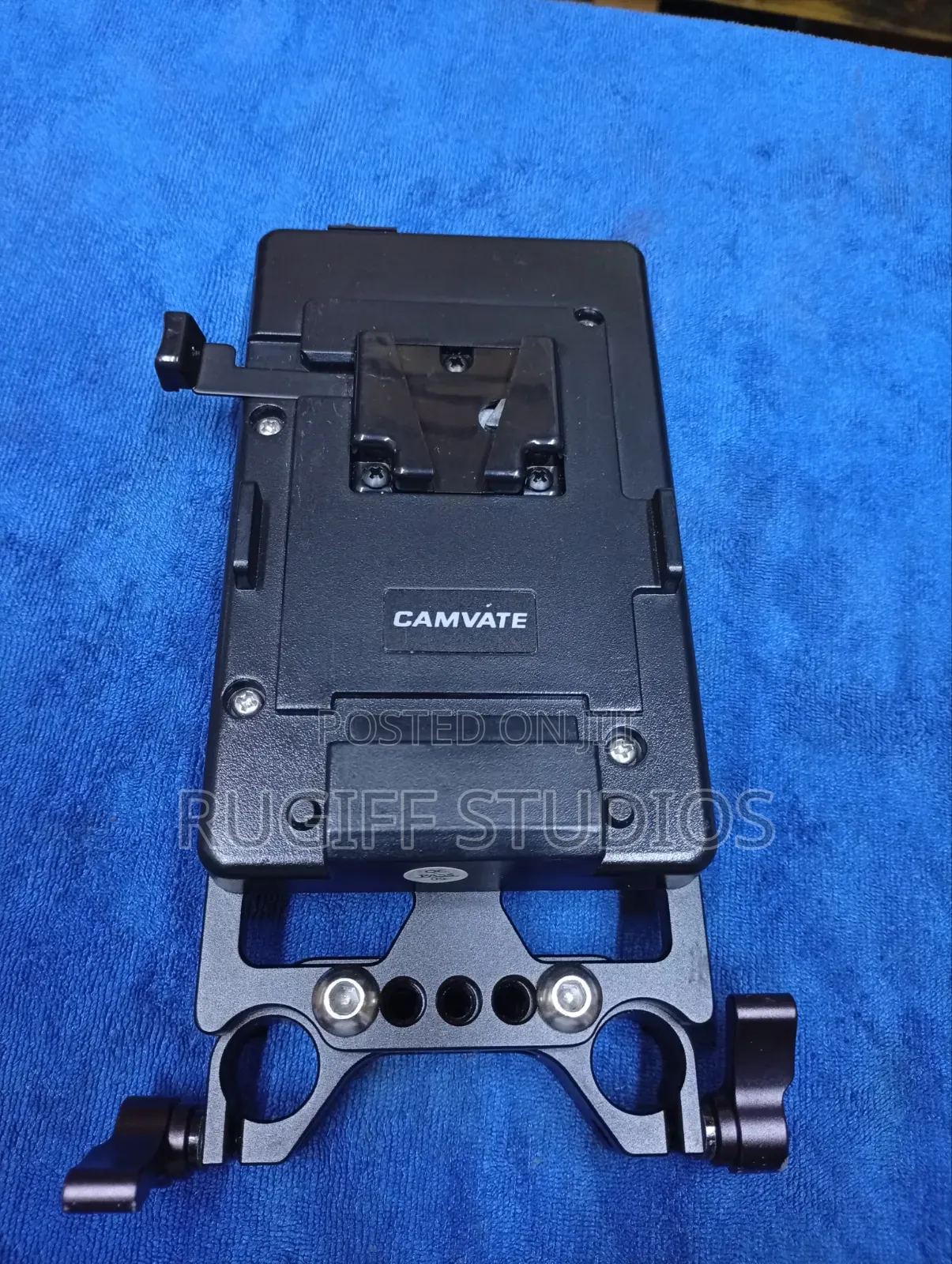 Camvate v Mount Cheese Plate 15mm Connecting Canon 5D Dummy Battery