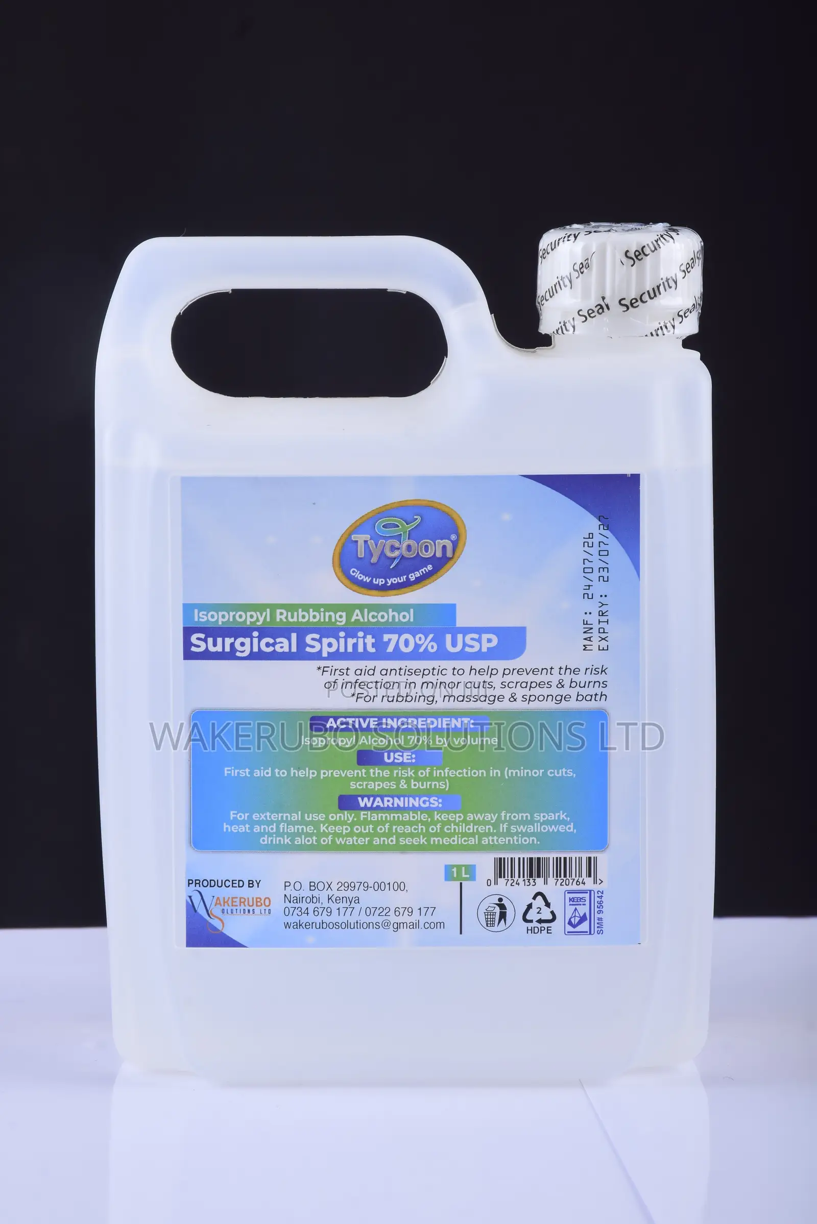 Tycoon Surgical Spirit 1L
