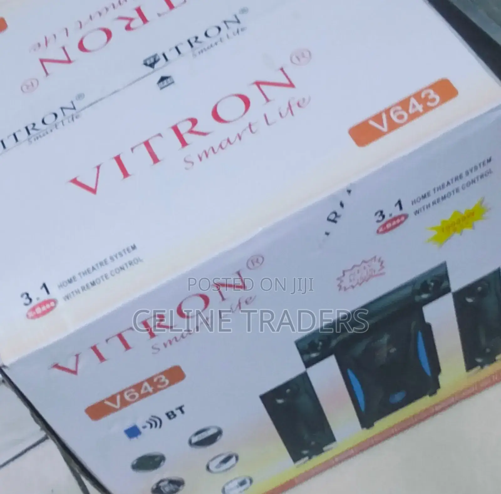 Vitron V643 Bluetooth Home Theatre – 3.1 Channel Powerful Sound System