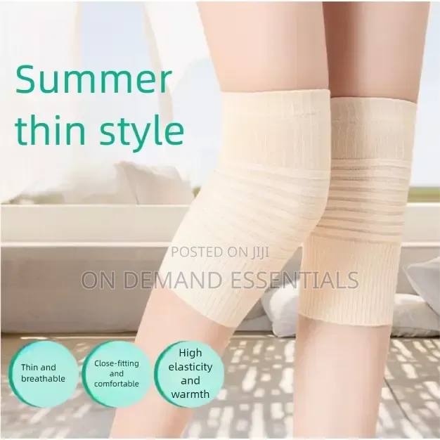 Seamless Knitted Thermal Knee Warmers for Joint Knee Support