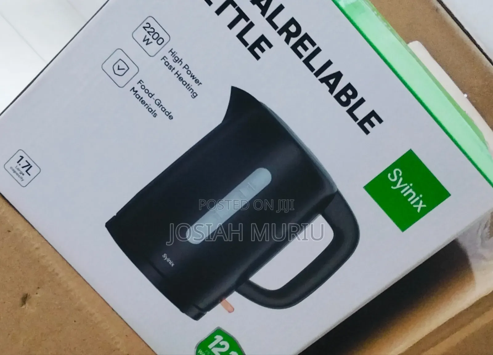 Syinix 1.7L Electric Kettle