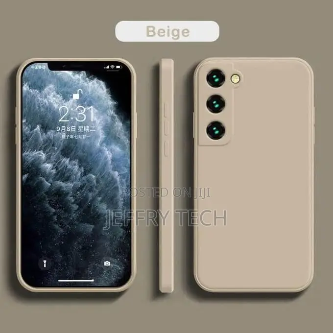 Shockproof Case for Samsung Galaxy S22 - Beige Nude