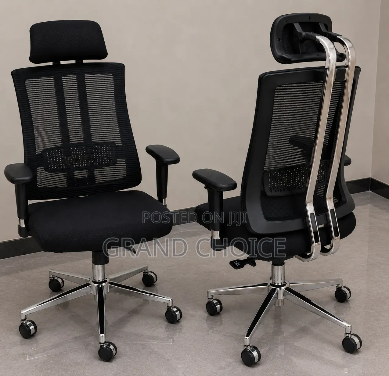 Ergonomic Office Chair With Headrest Lumbar Back Support