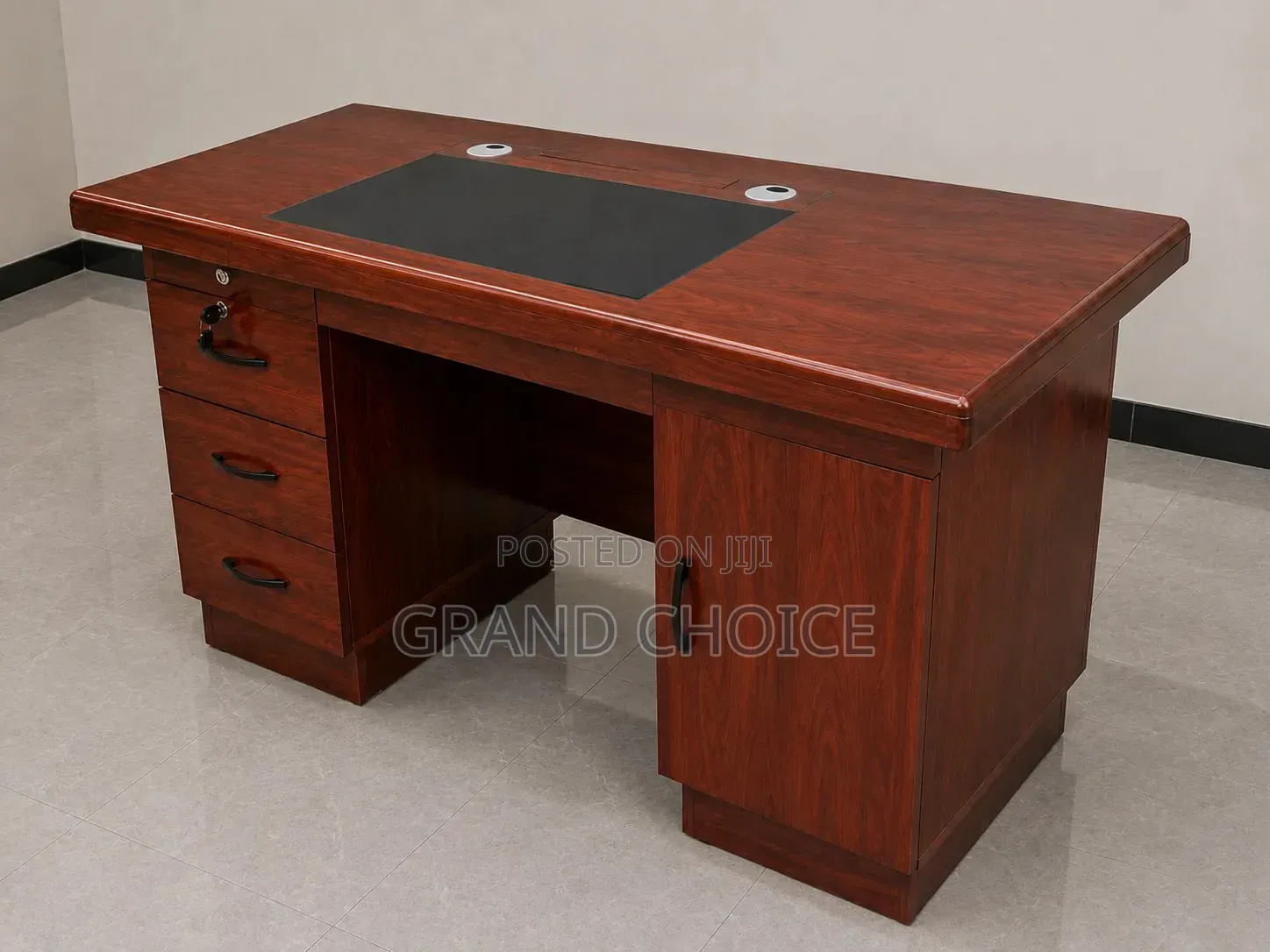 Executive Office Desk With Drawers Cabinet