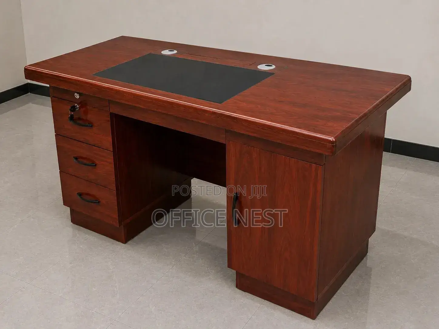 Executive Office Desk With Drawers Cabinet