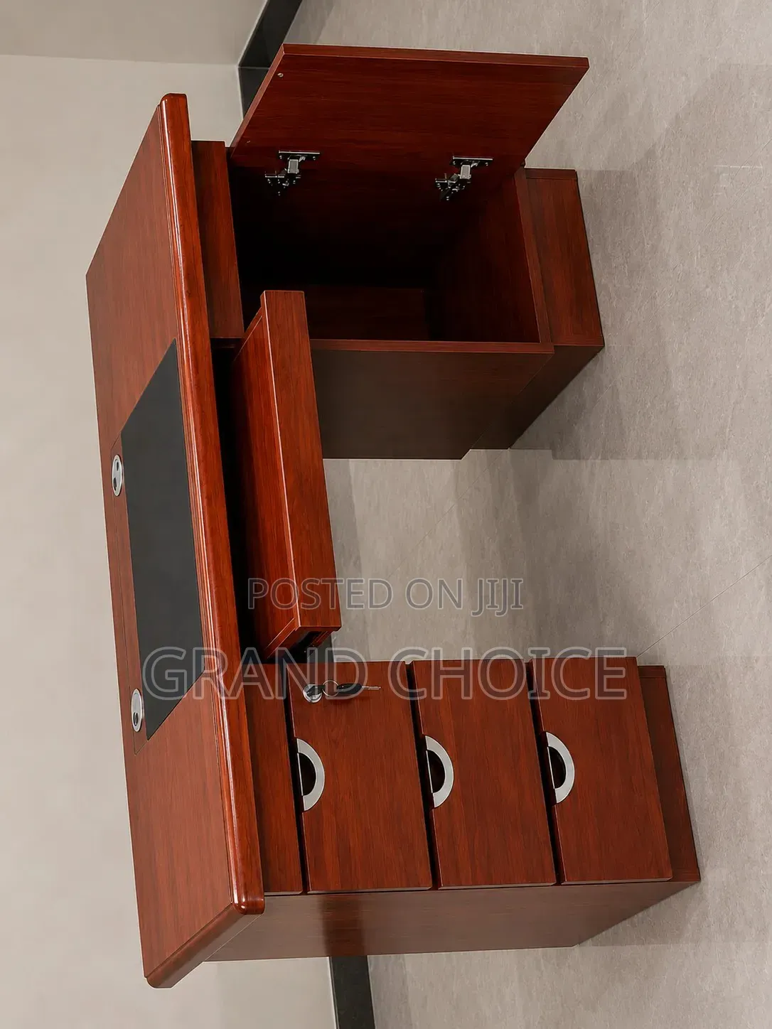 Executive Office Desk With Drawers Cabinet