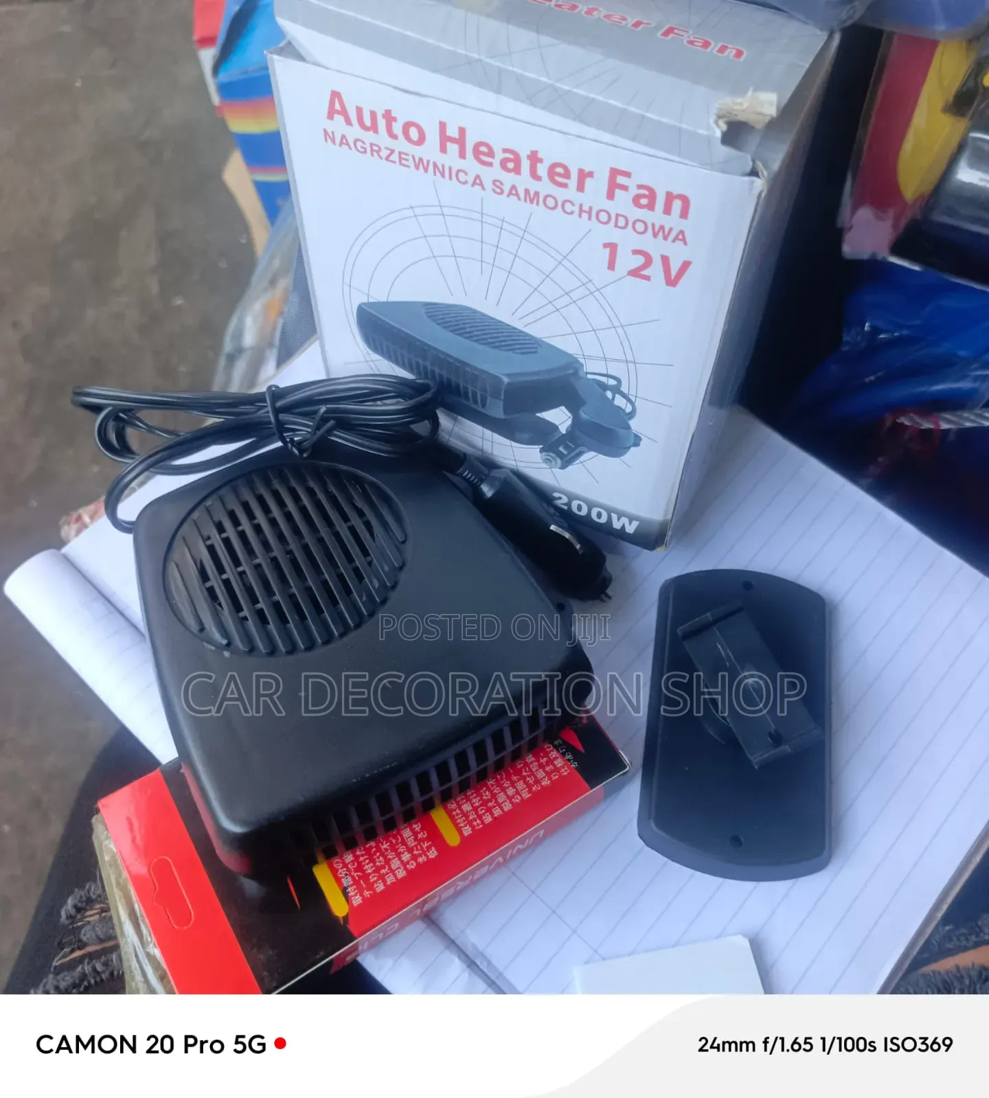 12v 200w Portable Windscreen Defroster Design Tonplug in Cigarette