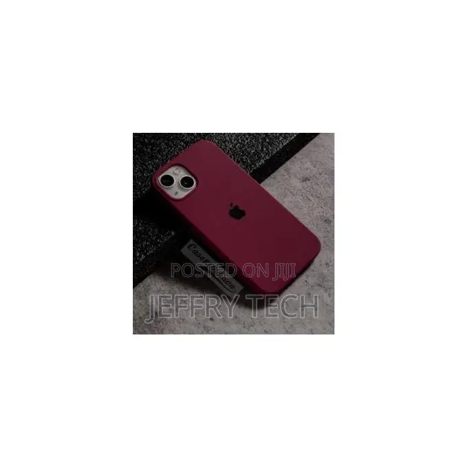Soft Silicone Back Cover for iPhone 14 – Protective, Shockproof, Ultra
