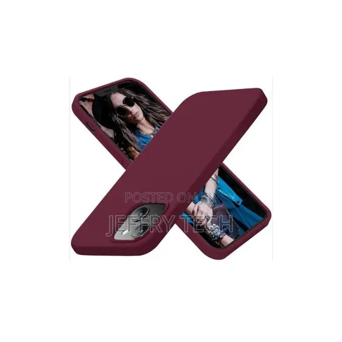 Soft Silicone Back Cover for iPhone 14 – Protective, Shockproof, Ultra